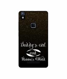 Amazon Brand - Solimo Designer Daddy's Girl and Mummy World UV Printed Soft Back Case Mobile Cover for Lava Z80