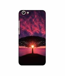 Amazon Brand - Solimo Designer Nature Digital Painting 3D Printed Hard Back Case Mobile Cover for Vivo Y69