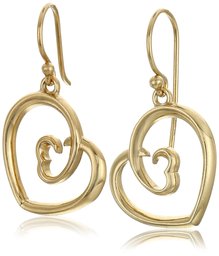 [Find] Amazon Collection Gold Plated Sterling Silver daburuha-todoroppu Earrings