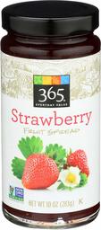 365 Everyday Value, Strawberry Fruit Spread, 10 oz