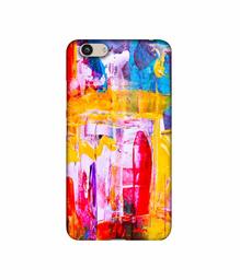 Amazon Brand - Solimo Designer Multicolor Canvas Paint 3D Printed Hard Back Case Mobile Cover for Vivo Y53