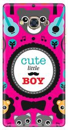 Amazon Brand - Solimo Designer Cute Little Boy Pink Pattern 3D Printed Hard Back Case Mobile Cover for Samsung Galaxy J3 Pro