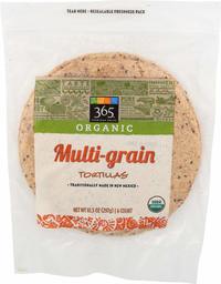 365 Everyday Value, Organic Multi Grain Tortillas, 10.5 oz