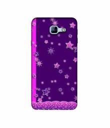 Amazon Brand - Solimo Designer Sparkling Stars 3D Printed Hard Back Case Mobile Cover for Samsung Galaxy A8 (2016)