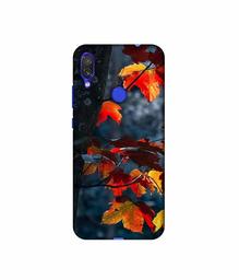 Amazon Brand - Solimo Designer Autumn Leaf 3D Printed Hard Back Case Mobile Cover for Xiaomi Redmi Note 7 Pro