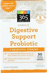 365 Everyday Value, Daily Digestive Support Probiotic 5 Billion CFU, 30 ct