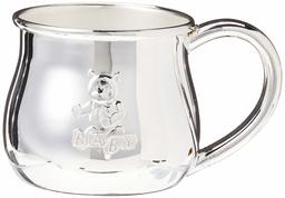 Miza Teddy - Taza para bebé (plata de ley), diseño de oso