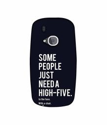 Amazon Brand - Solimo Designer High-Five 3D Printed Hard Back Case Mobile Cover for Nokia 3310