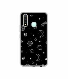 Amazon Brand - Solimo Designer Solar System UV Printed Soft Back Case Mobile Cover for Vivo Y19