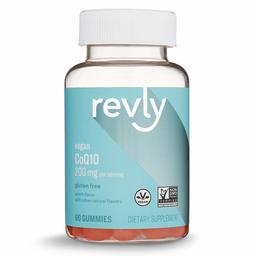 Amazon Brand - Revly CoQ10, 200 mg per Serving (2 Gummies), 60 Gummies, Vegan, Non-GMO