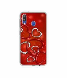 Amazon Brand - Solimo Designer Hearts UV Printed Soft Back Case Mobile Cover for Samsung Galaxy M20