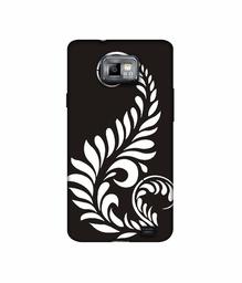 Amazon Brand - Solimo Designer Simple White Rangoli 3D Printed Hard Back Case Mobile Cover for Samsung Galaxy S2