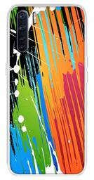 Amazon Brand - Solimo Designer Multicolor Graphic Abstract Design Abstract Printed Soft Back Case Mobile Cover for Oppo F15