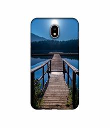 Amazon Brand - Solimo Designer Wooden Beach UV Printed Soft Back Case Mobile Cover for Samsung Galaxy J7 Pro