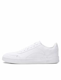 CARE OF by PUMA Men’s Leather Low-Top Trainers, White, US 11.5