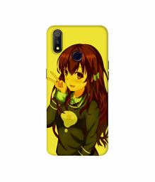 Amazon Brand - Solimo Designer DJ Girl Vector 3D Printed Hard Back Case Mobile Cover for Realme 3 Pro