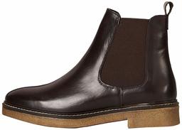 [find.] Leather Chunky Gumsole Chelsea Boots DREPY-1W4-001 レディース チョコレート ブラウンスエード 7.5