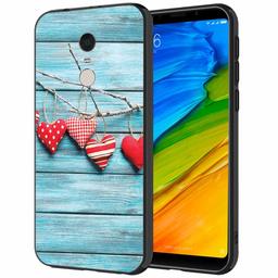 Amazon Brand - Solimo Designer Hearts Printed Hard Back Case Mobile Cover for Xiaomi Redmi Note 5 (D183)