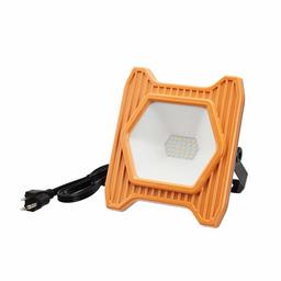 AmazonCommercial, 2000 LM, luz de Trabajo LED compacta y portátil, 120 V, 20 W, 5000 K, luz Diurna, 50000H, ETL