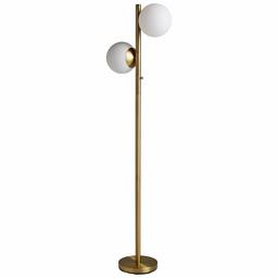 Rivet Retro Two-Orb Tree Lamp with Bulbs, 65