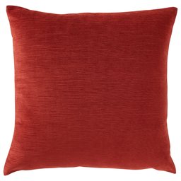 Amazon Brand – Stone & Beam Striated Velvet Linen-Look Decorative Throw Pillow, 17