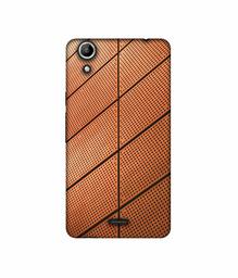 Amazon Brand - Solimo Designer Leather Texture 3D Printed Hard Back Case Mobile Cover for Micromax Canvas Selfie 2 Q340