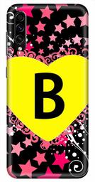 Amazon Brand - Solimo Designer Heart Pattern Alphabet-B 3D Printed Hard Back Case Mobile Cover for Samsung Galaxy A50s