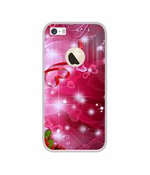 Amazon Brand - Solimo Designer Love UV Printed Soft Back Case Mobile Cover for Apple iPhone 5 / 5S