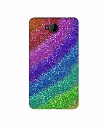 Amazon Brand - Solimo Designer Multicolor Sparkle 3D Printed Hard Back Case Mobile Cover for Microsoft Lumia 650