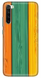 Amazon Brand - Solimo Designer Colorful Wooden Pattern 3D Printed Hard Back Case Mobile Cover for Xiaomi Redmi Note 8