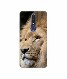 Amazon Brand - Solimo Designer Lion 3D Printed Hard Back Case Mobile Cover for Nokia 3.1 Plus