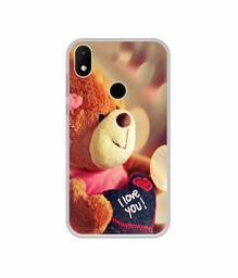 Amazon Brand - Solimo Designer Teddy Bear UV Printed Soft Back Case Mobile Cover for Micromax Canvas 2 Plus (2018)