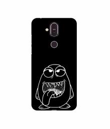 Amazon Brand - Solimo Designer Cartoon Pattern 3D Printed Hard Back Case Mobile Cover for Nokia 8.1