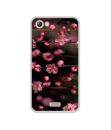 Amazon Brand - Solimo Designer Pink Flowers UV Printed Soft Back Case Mobile Cover for Lyf Water 11