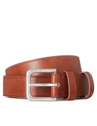 Fin - Cinturón de piel para hombre, Cinturón de piel, café (Tan), 32W