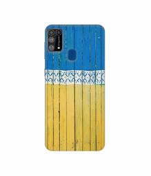 Amazon Brand - Solimo Designer Wooden Pattern 3D Printed Hard Back Case Mobile Cover for Samsung Galaxy M31