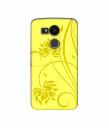 Amazon Brand - Solimo Designer Sunflower Pattern 3D Printed Hard Back Case Mobile Cover for LG Nexus 5X