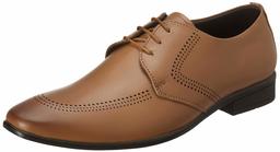 Amazon Brand - Symbol Men's Tan Leather Formal Shoes - 10 UK (AZ-KY-315B)