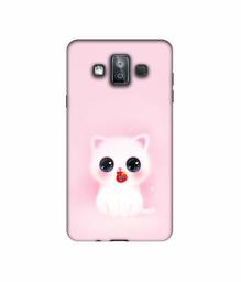 Amazon Brand - Solimo Designer Kitty 3D Printed Hard Back Case Mobile Cover for Samsung Galaxy J7 Duo