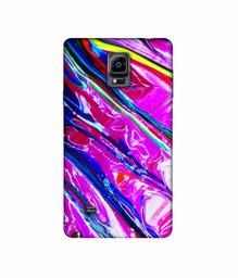 Amazon Brand - Solimo Designer Oil Color 3D Printed Hard Back Case Mobile Cover for Samsung Galaxy Note 4