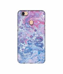 Amazon Brand - Solimo Designer Oil Paint on Marble 3D Printed Hard Back Case Mobile Cover for Oppo F5