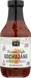 365 Everyday Value, Spicy Korean Style Gochujang Barbecue Sauce, 18 Oz