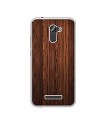 Amazon Brand - Solimo Designer Wooden Texture UV Printed Soft Back Case Mobile Cover for Gionee X1S