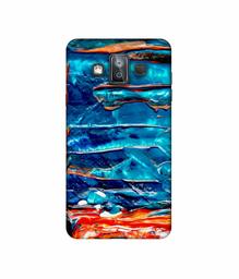 Amazon Brand - Solimo Designer Blue Oil Color 3D Printed Hard Back Case Mobile Cover for Samsung Galaxy J7 Duo