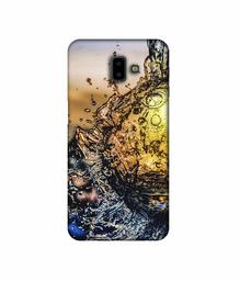 Amazon Brand - Solimo Designer Water Drop Reflection 3D Printed Hard Back Case Mobile Cover for Samsung Galaxy J6 Plus