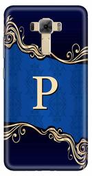 Amazon Brand - Solimo Designer Blue Pattern Alphabet-P 3D Printed Hard Back Case Mobile Cover for Asus Zenfone 3 Laser ZC551KL