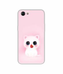 Amazon Brand - Solimo Designer Kitty UV Printed Soft Back Case Mobile Cover for Oppo A83