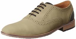 Amazon Brand - Symbol Men's Olive PU Formal Shoes - 9 UK (AZ-SY-433)