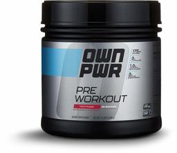 OWN PWR Pre Workout Powder, Fruit Punch, 30 Servings, Keto Friendly, 3G Creatine, 1.6G Beta Alanine (as CarnoSyn), 175 MG Caffeine & more