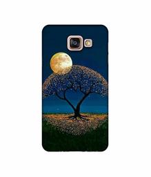 Amazon Brand - Solimo Designer Dark Night View UV Printed Soft Back Case Mobile Cover for Samsung Galaxy A7 (2016)